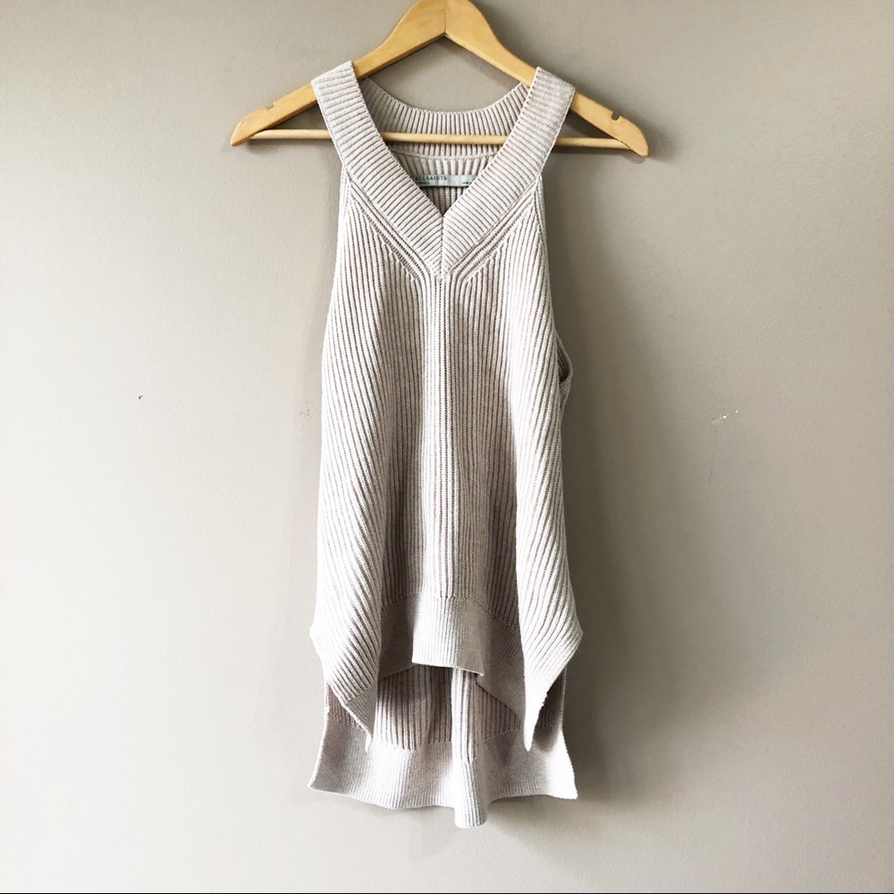 AllSaints Ribbed Top